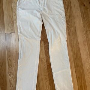 AG Adriano Goldschmied Women's High Rise Jeans - White- stretch